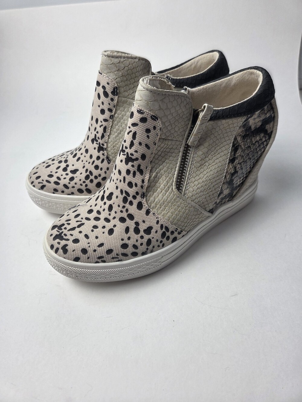 Not Rated Arabelle Platform Animal Print Shoes Women's Size 8